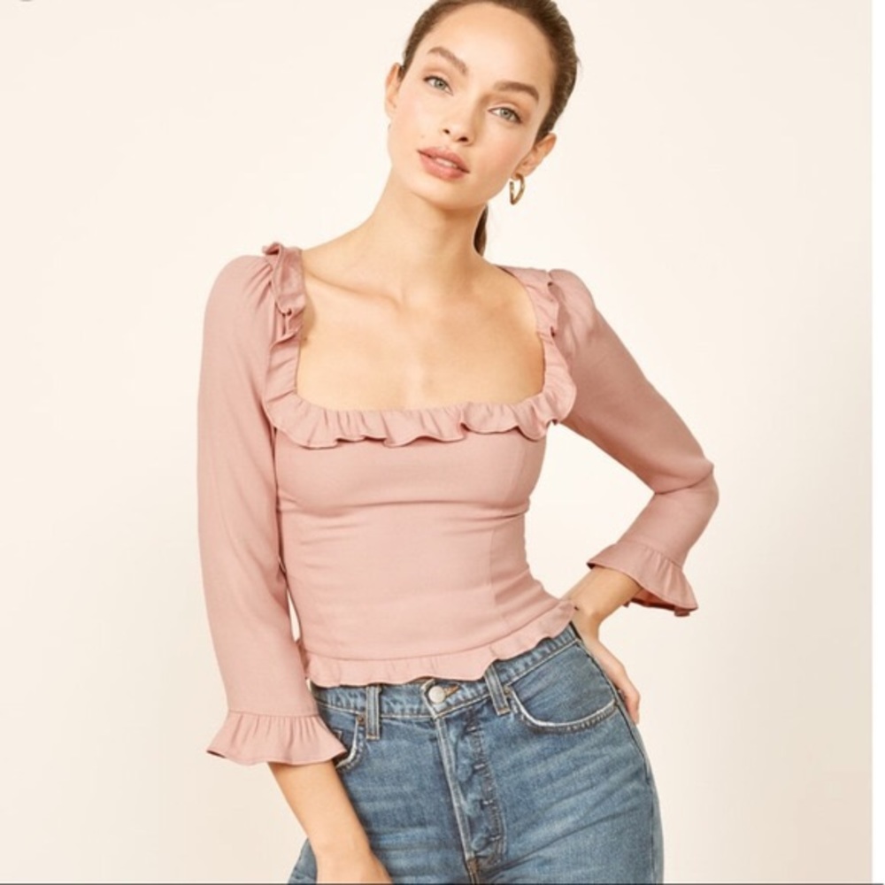 Reformation Barb Top